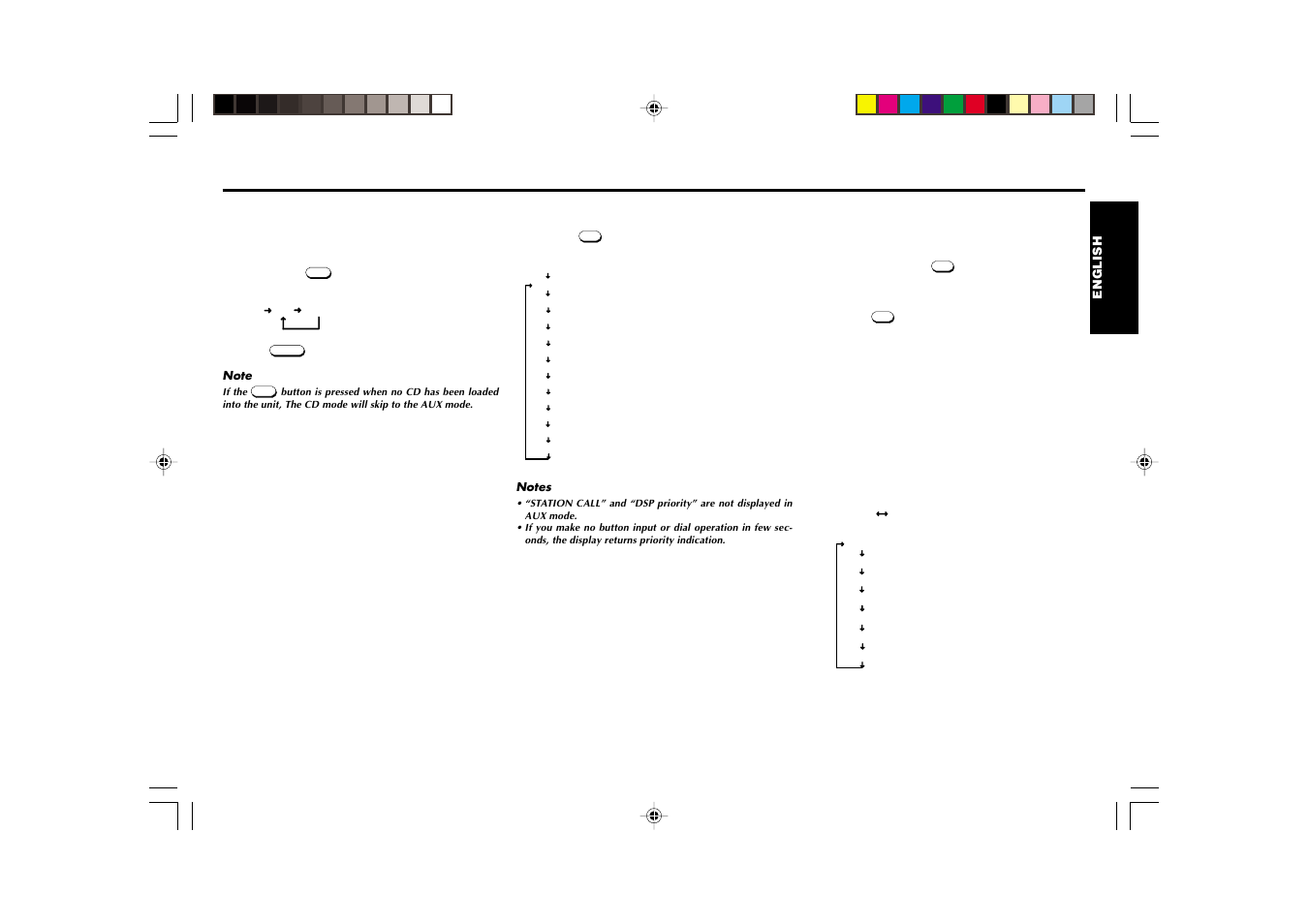 Mode selector, Switching the source (selecting auxiliary input) | Blaupunkt MP3000 User Manual | Page 6 / 25