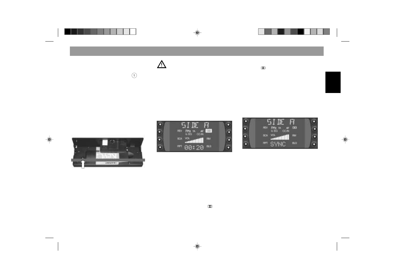 Cassette operation | Blaupunkt 2000 DJ User Manual | Page 26 / 44