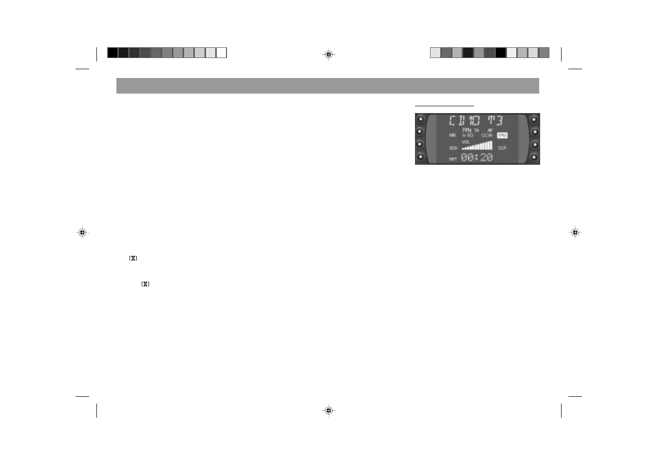 Quick reference | Blaupunkt 2000 DJ User Manual | Page 7 / 44