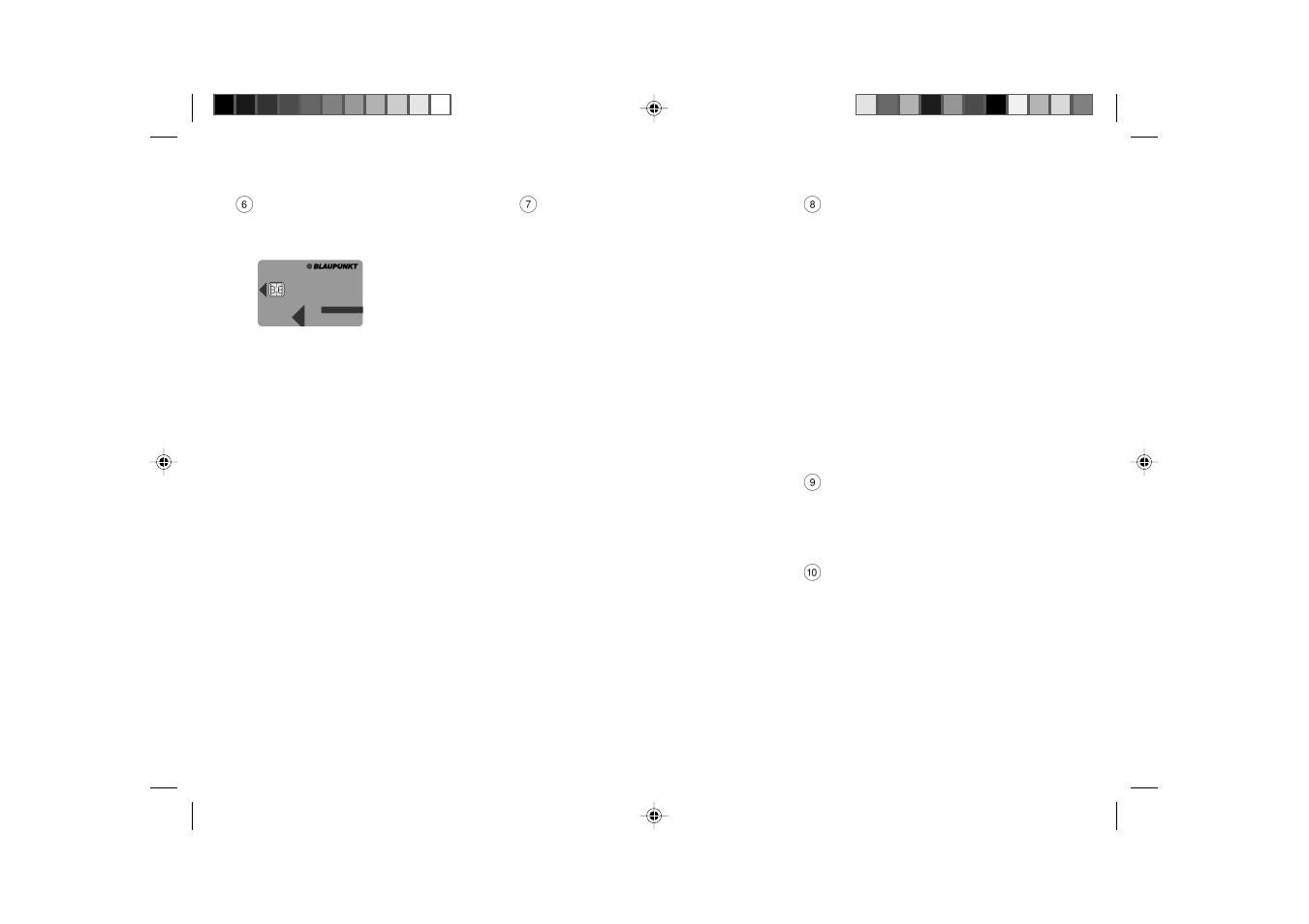 Keycard | Blaupunkt RCM 127 User Manual | Page 6 / 26