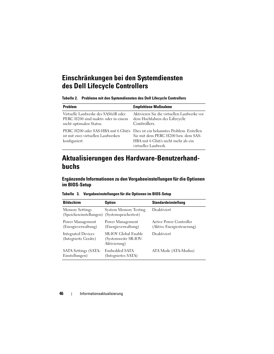 Aktualisierungen des hardware-benutzerhandbuchs | Dell PowerEdge R910 User Manual | Page 46 / 92