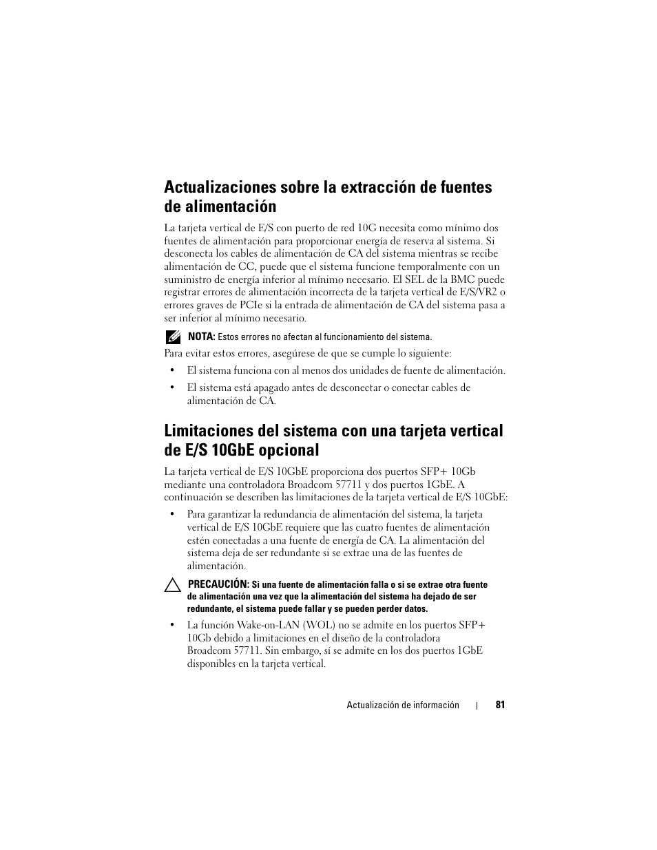 Dell PowerEdge R910 User Manual | Page 81 / 92