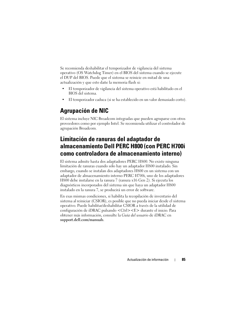 Agrupación de nic | Dell PowerEdge R910 User Manual | Page 85 / 92