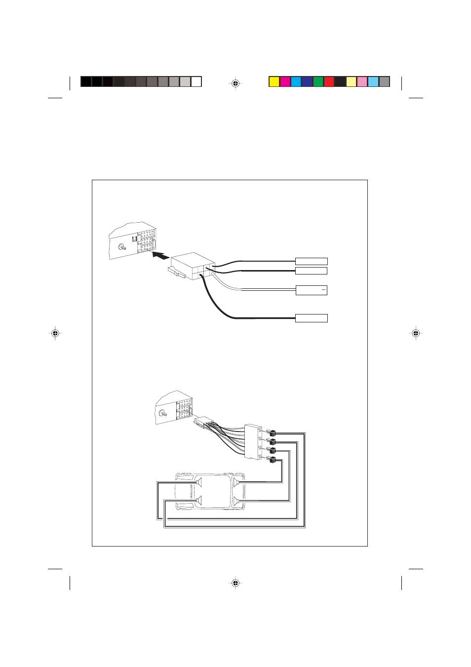 Speaker connections | Blaupunkt HANNOVER CR 67 User Manual | Page 6 / 16