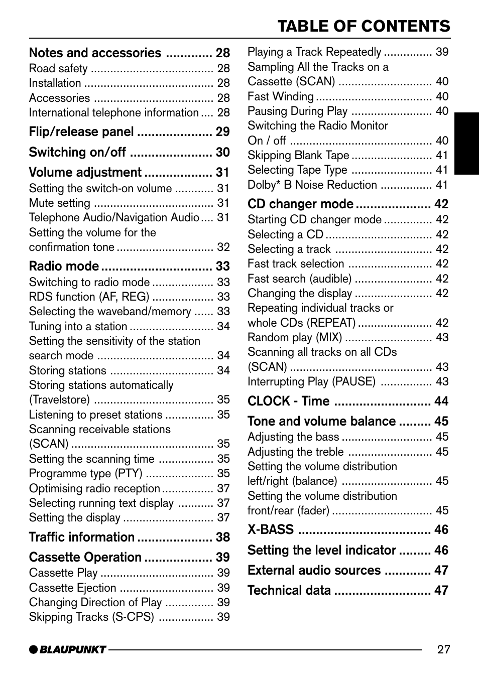 Blaupunkt DJ52 User Manual | Page 5 / 26