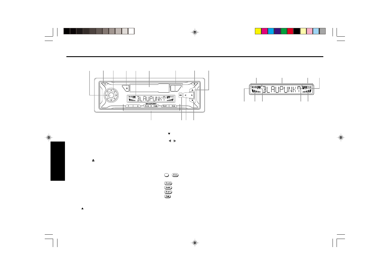 Identificación de los mandos | Blaupunkt porto SILVERSTONE C34 User Manual | Page 25 / 46