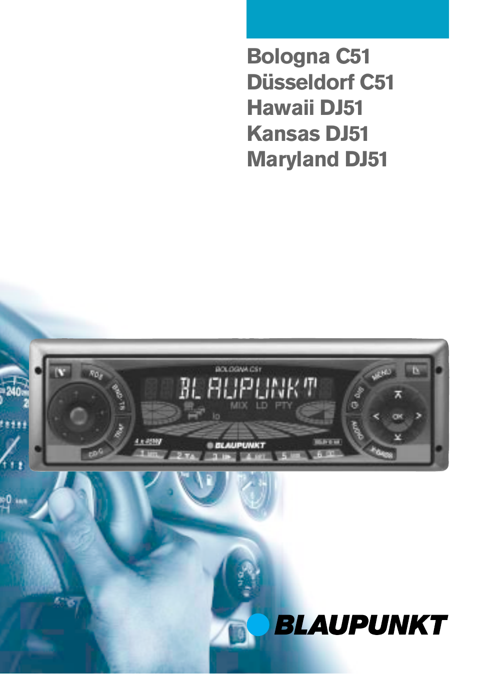 Blaupunkt BOLOGNA DJ51 User Manual | 27 pages