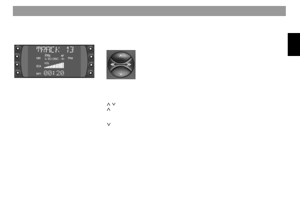 Cd mode/cd changer mode, Selecting cd and track, Selecting the display type | Repeating a track/cd | Blaupunkt RDM 169 US User Manual | Page 23 / 35