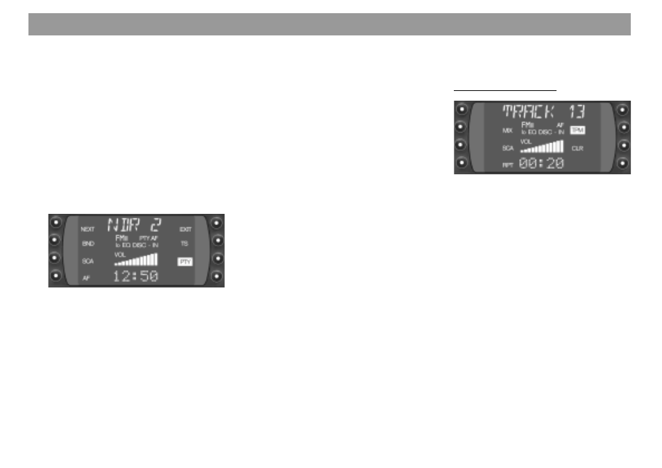 Condensed instructions | Blaupunkt RDM 169 US User Manual | Page 6 / 35