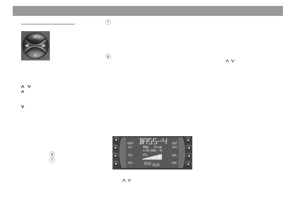 Condensed instructions | Blaupunkt RDM 169 US User Manual | Page 8 / 35