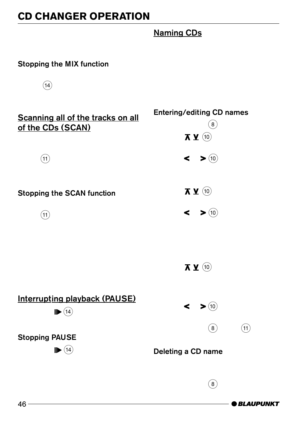 Cd changer operation | Blaupunkt Casablanca CD50 User Manual | Page 19 / 28