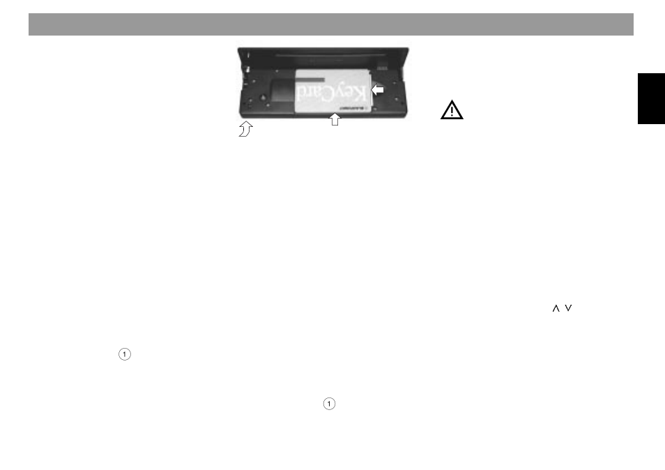 Keycard anti-theft protection system, Teaching in a second keycard/ replacing a keycard, Removing the keycard | Switching on the unit | Blaupunkt Mnchen RDM 169 User Manual | Page 13 / 35
