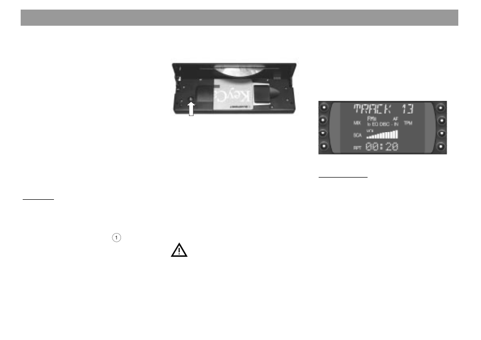 Cd mode/cd changer mode | Blaupunkt Mnchen RDM 169 User Manual | Page 22 / 35