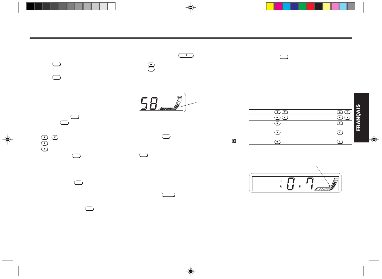 Fonctionnement général, Mise sous/hors tension, Mise à l’heure de l’horloge | Sélecteur d’affichage, Contrôle du niveau du volume, Assourdissement du son, Effet loudness, Ajustement des caractéristiques sonores 1 | Blaupunkt RPD 540 User Manual | Page 13 / 37