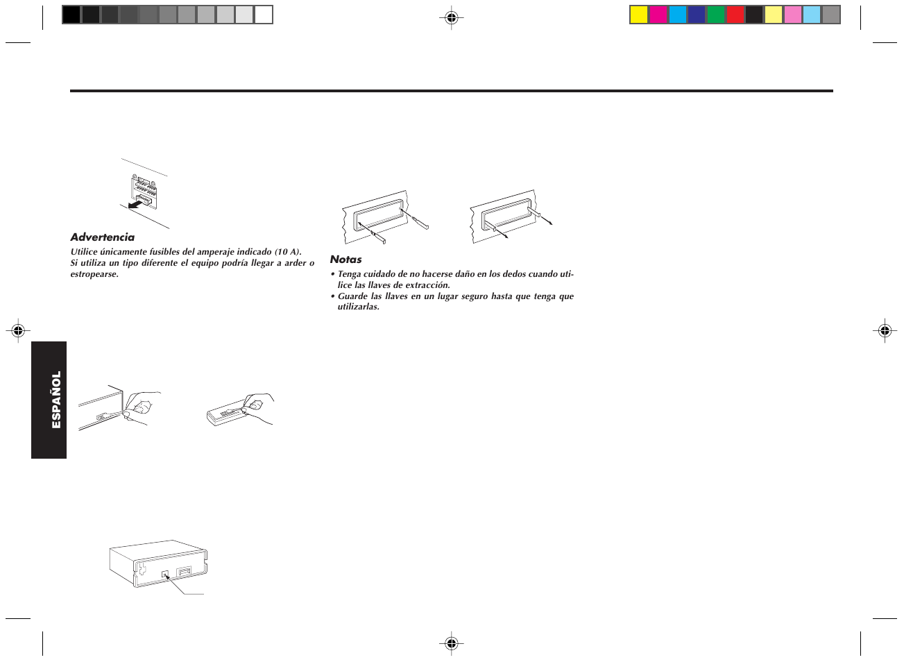 Mantenimiento, Cómo cambiar el fusible, Cómo limpiar los conectores | Cómo restablecer los valores de fábrica del equipo, Cómo desmontar el equipo | Blaupunkt RPD 540 User Manual | Page 27 / 37