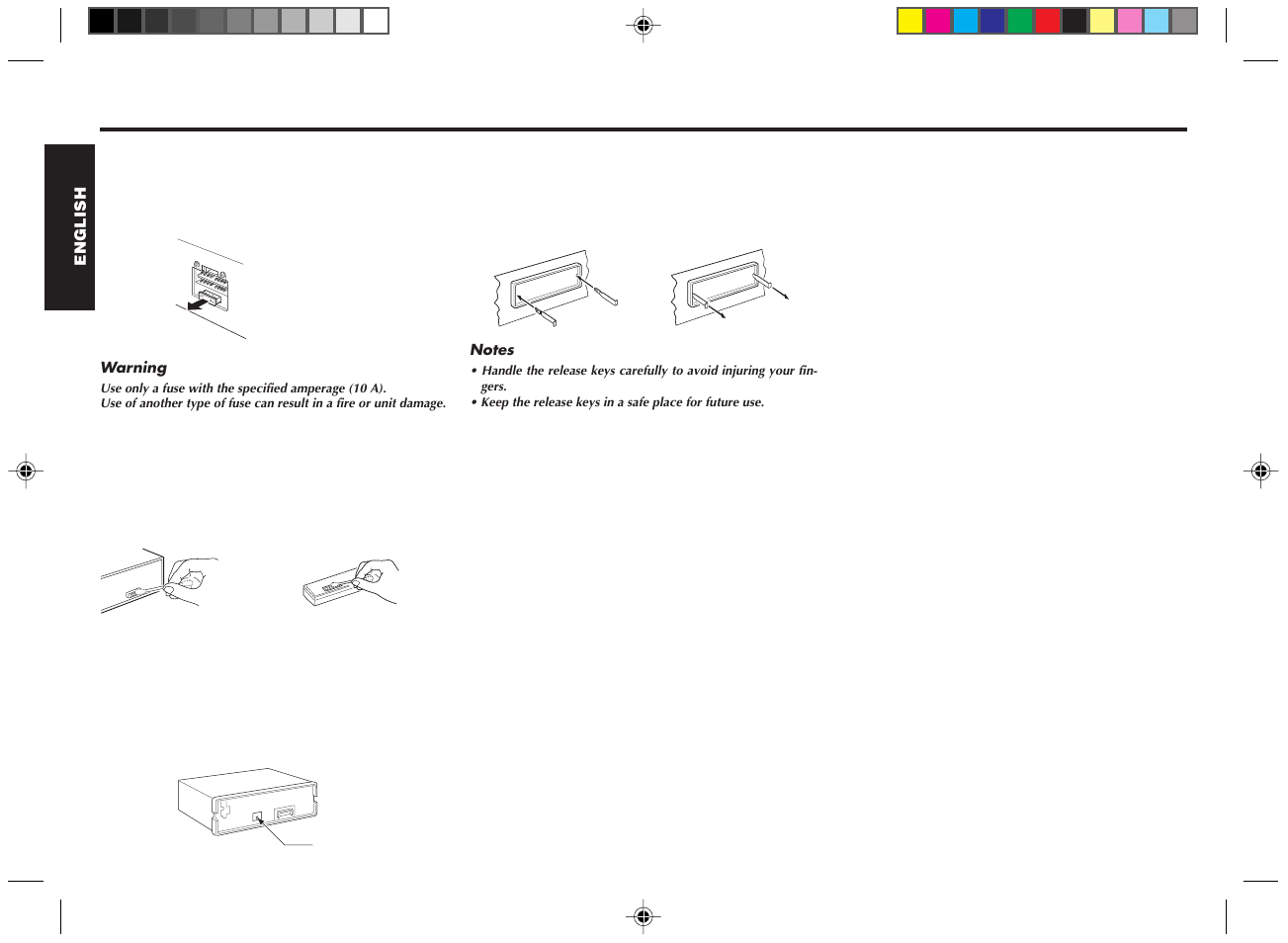 Maintenance, Replacing the fuse, Cleaning the connectors | Returning to the initial settings, Removing the unit | Blaupunkt RPD 540 User Manual | Page 9 / 37