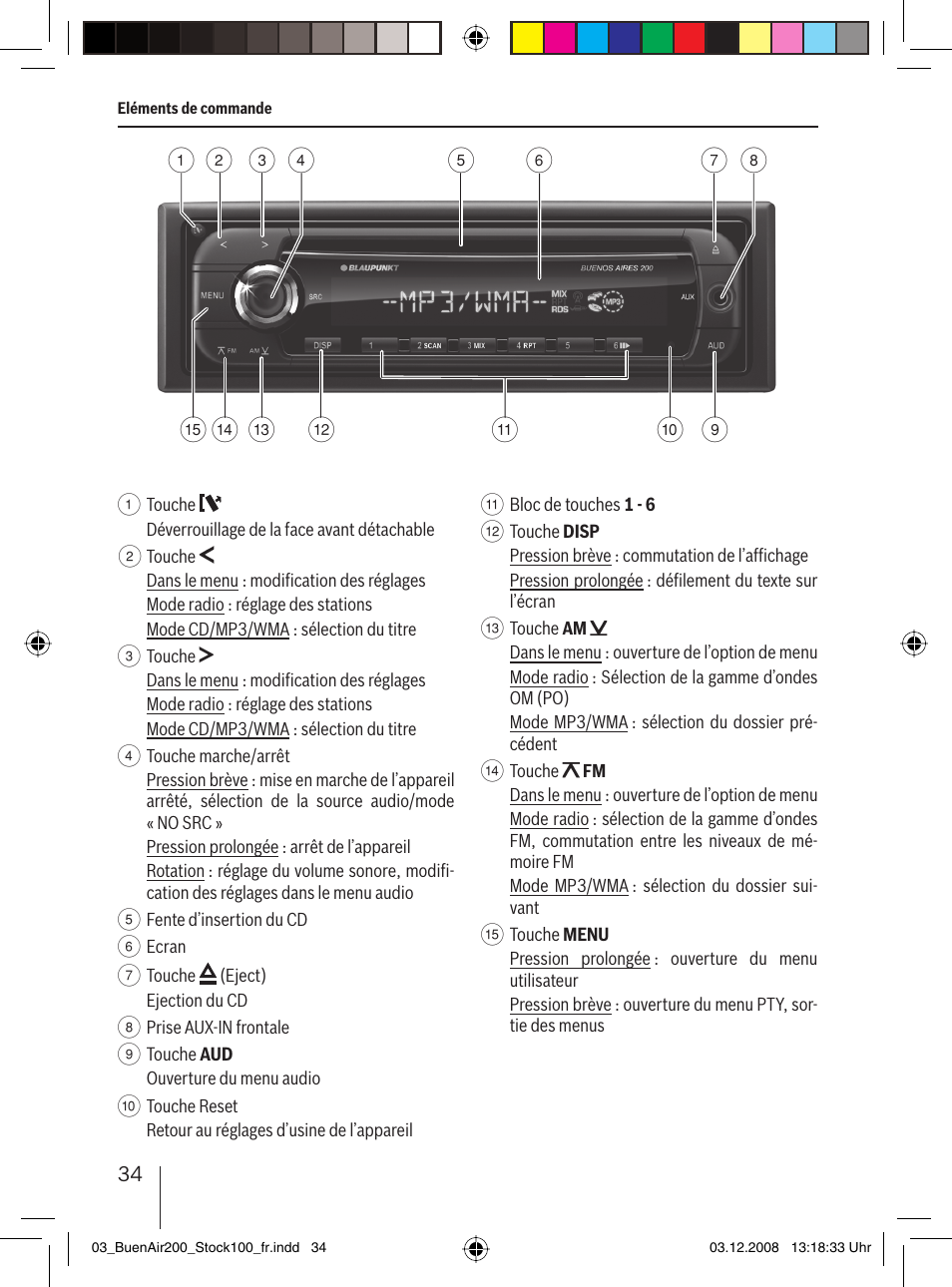 Blaupunkt BUENOS AIRES 200 7 649 020 110 User Manual | Page 34 / 140