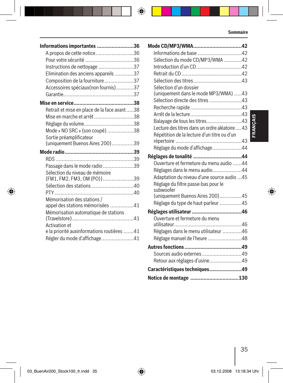 Blaupunkt BUENOS AIRES 200 7 649 020 110 User Manual | Page 35 / 140