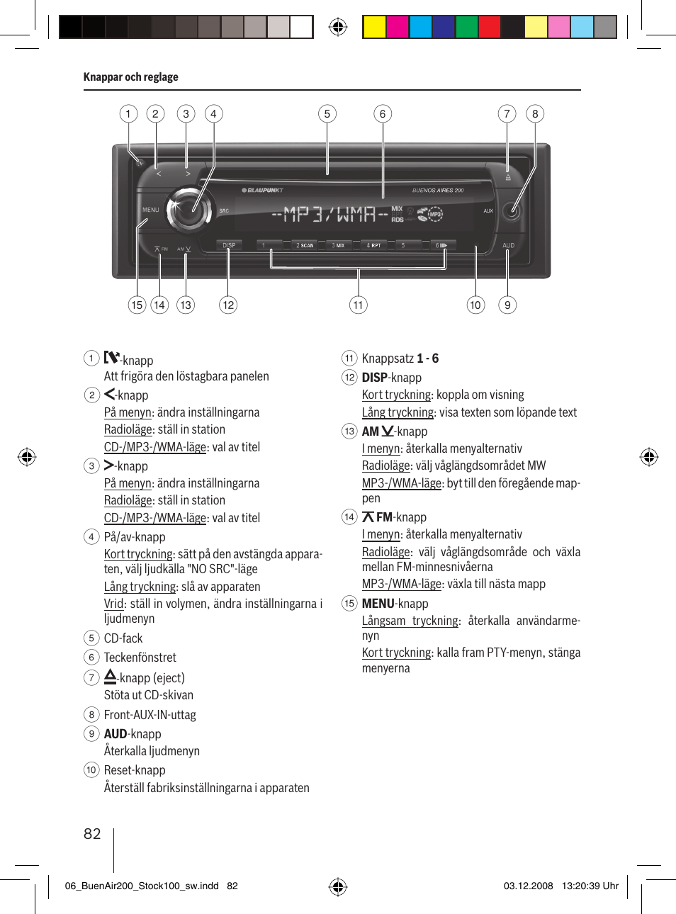 Blaupunkt BUENOS AIRES 200 7 649 020 110 User Manual | Page 82 / 140