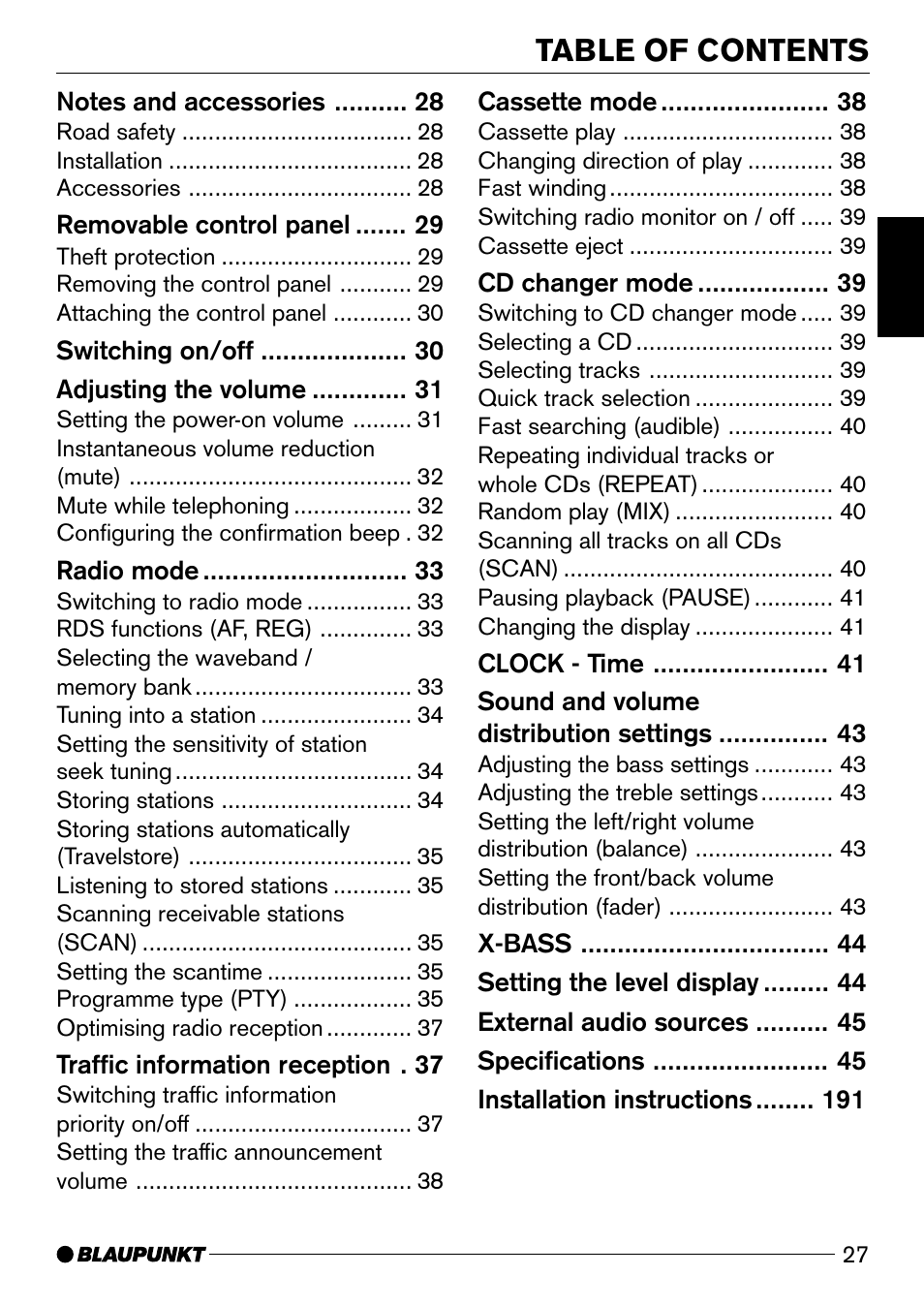 Blaupunkt DJ32 User Manual | Page 8 / 28