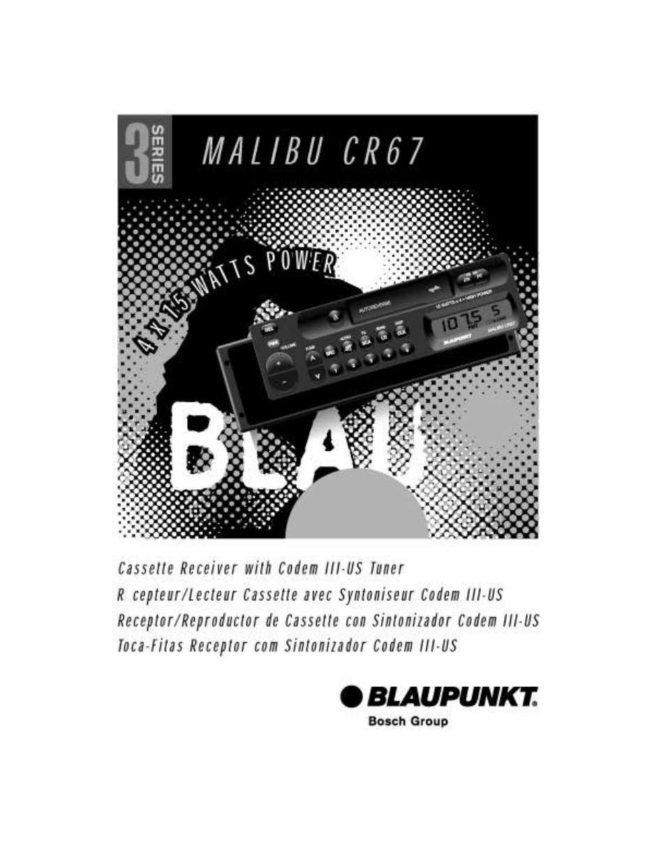 Blaupunkt CR 67 User Manual | 17 pages