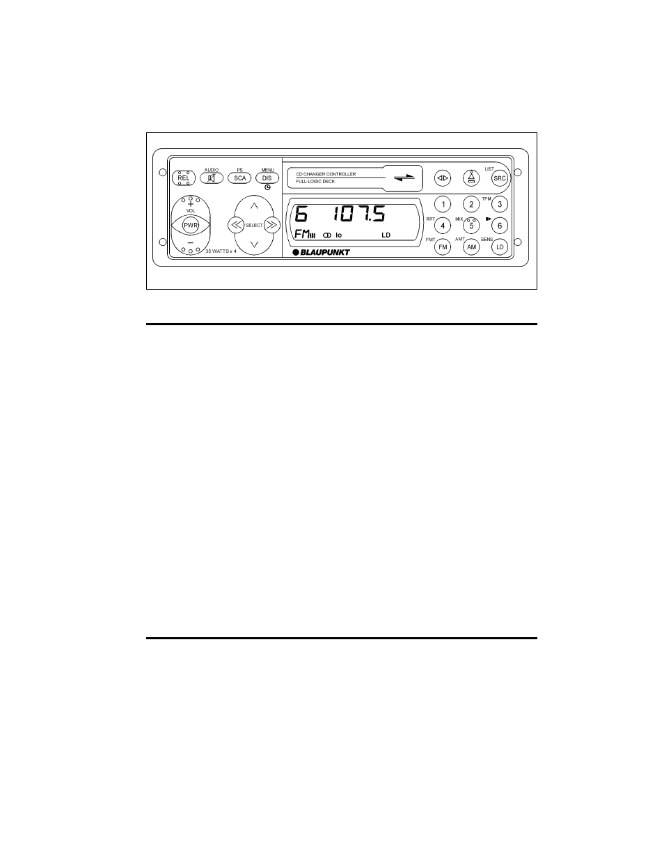 Audio operation, Radio operation | Blaupunkt CM147 User Manual | Page 15 / 27