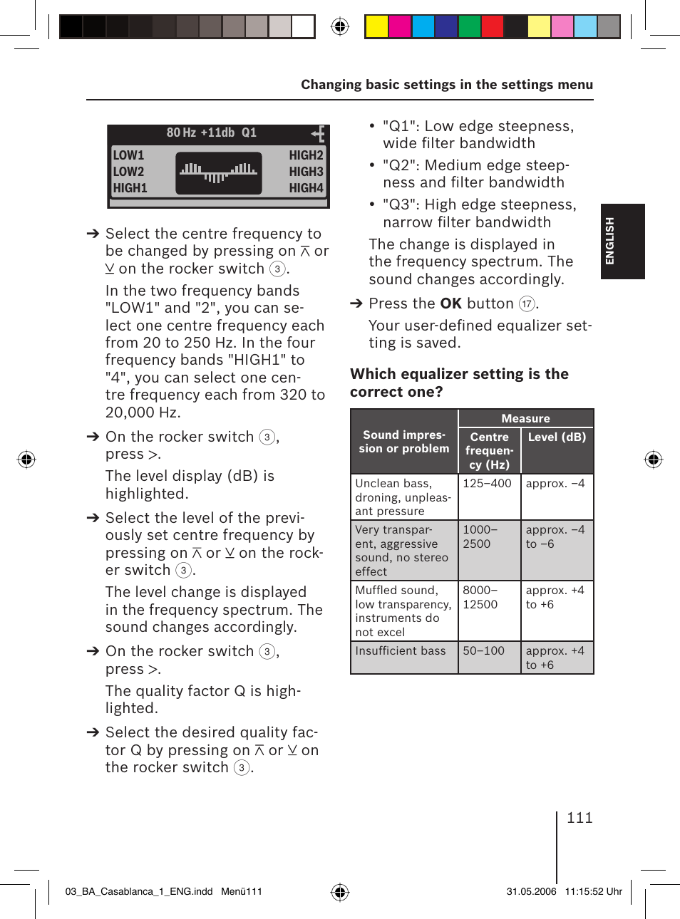 Blaupunkt CASABLANCA MP56 User Manual | Page 46 / 69