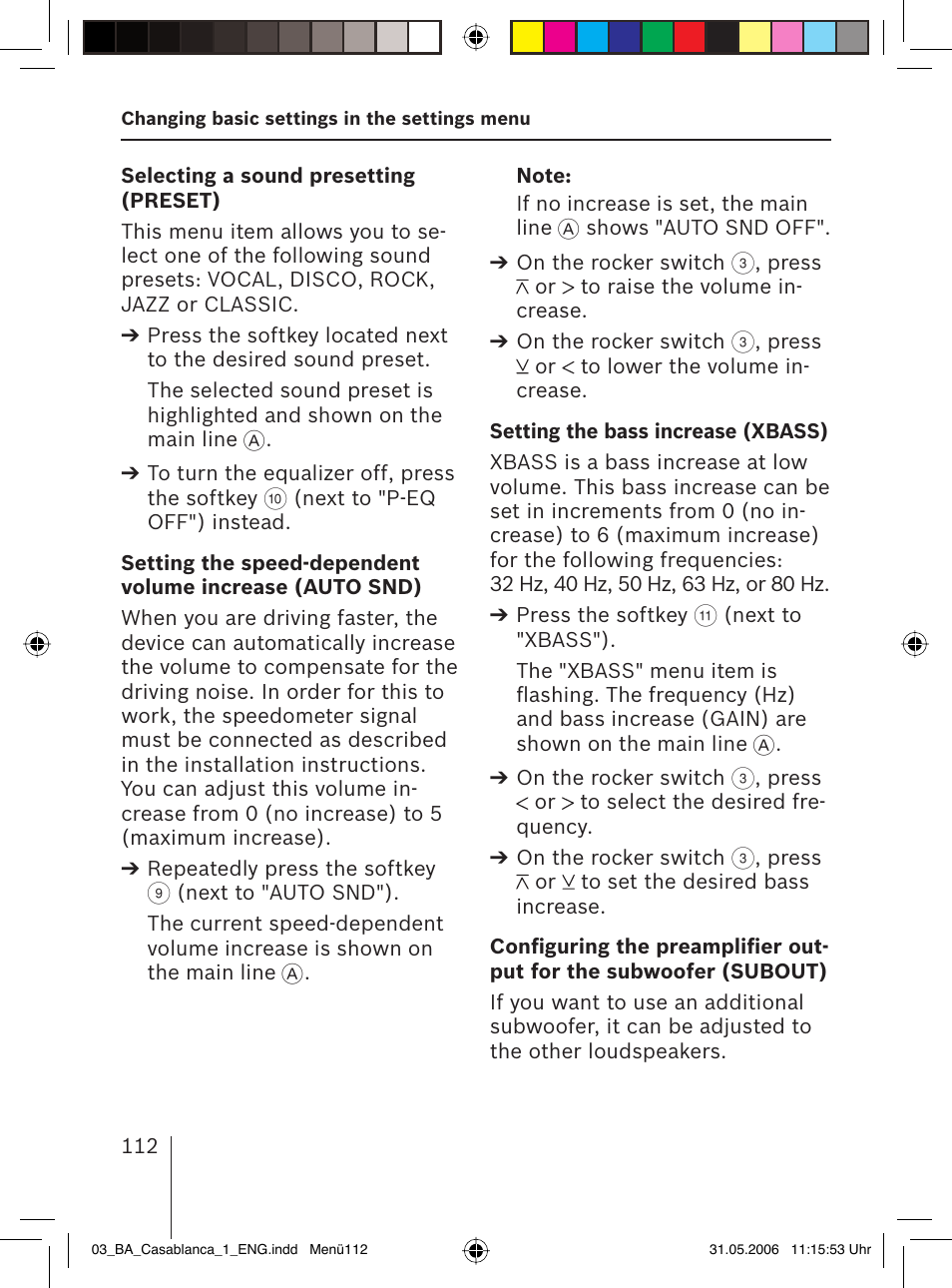 Blaupunkt CASABLANCA MP56 User Manual | Page 47 / 69