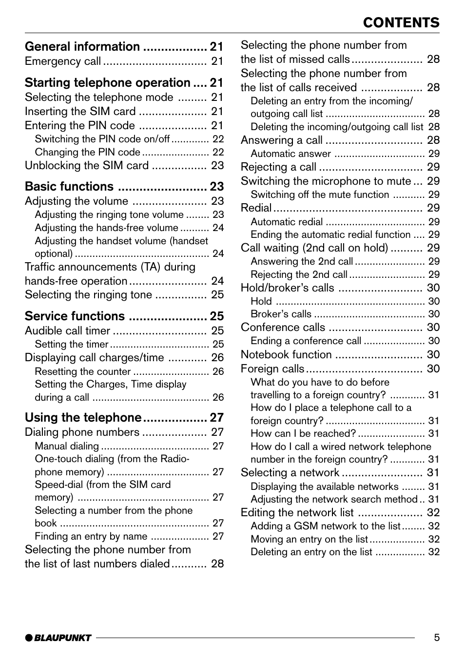 Blaupunkt AntaresT60 User Manual | Page 5 / 52