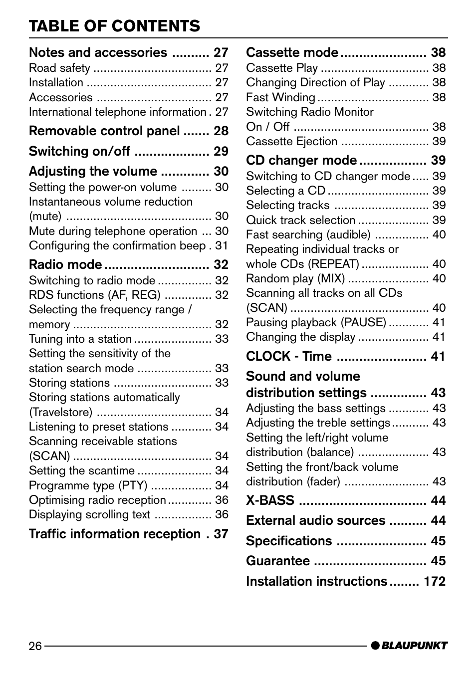 Blaupunkt Dresden C31 User Manual | Page 5 / 25