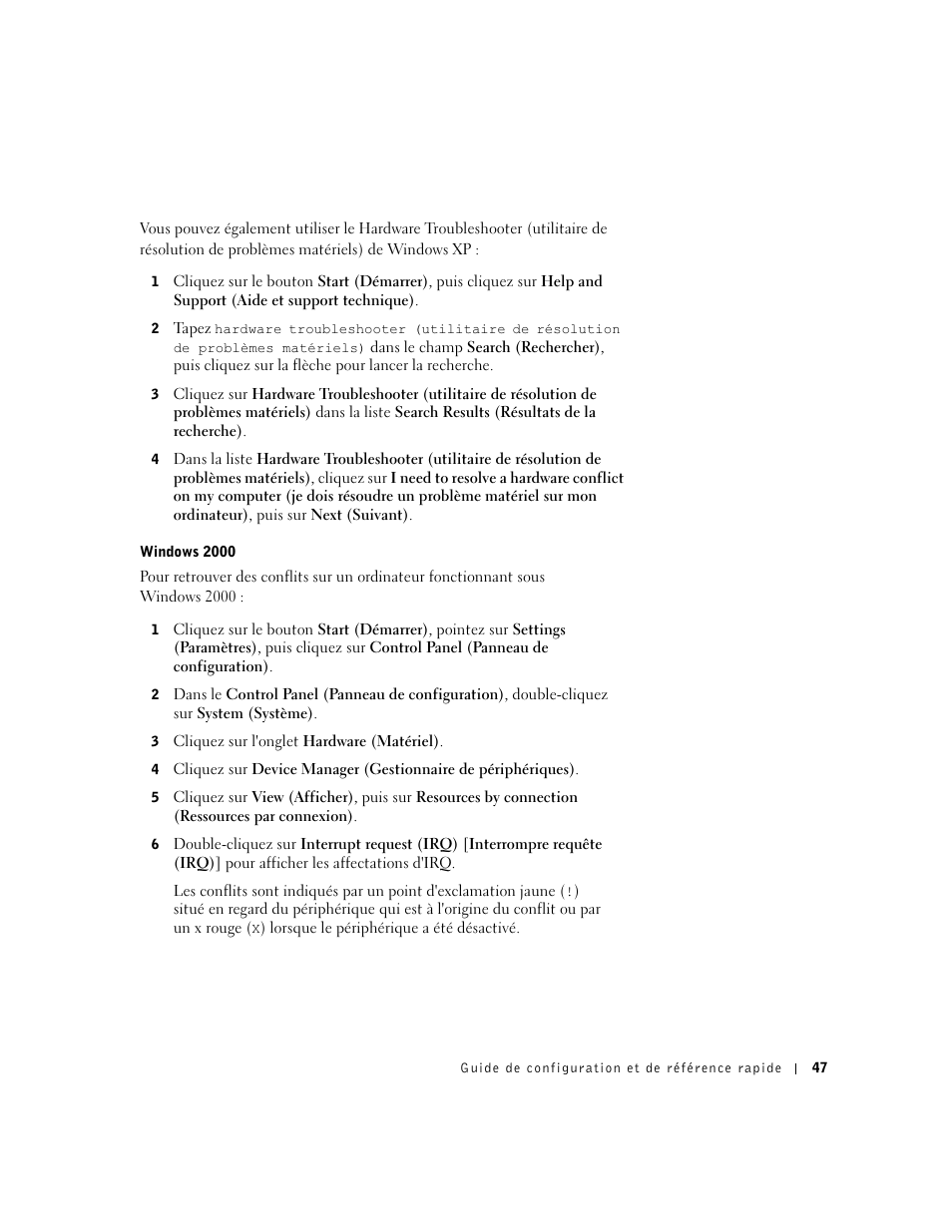 Dell Precision 350 User Manual | Page 47 / 148
