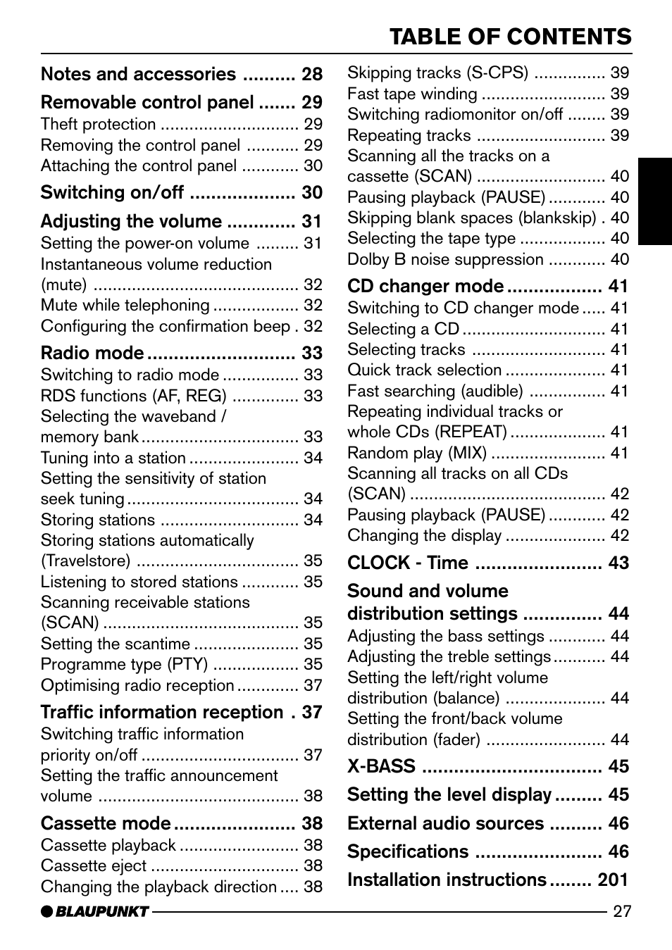 Blaupunkt MINNESOTA DJ32 User Manual | Page 5 / 25