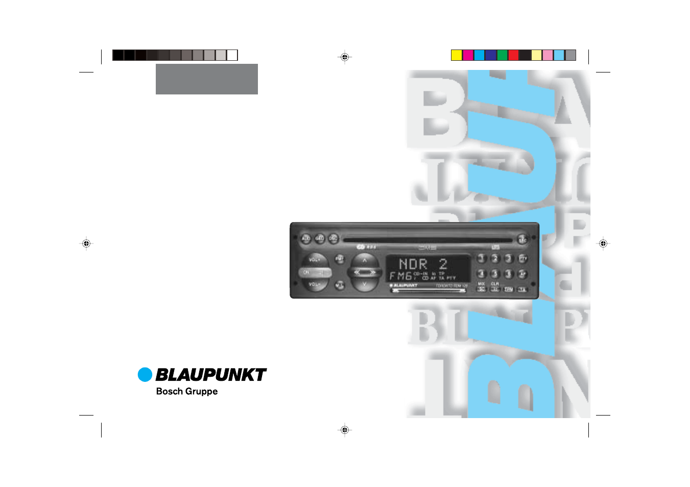 Blaupunkt TORONTO RDM 126 User Manual | 29 pages