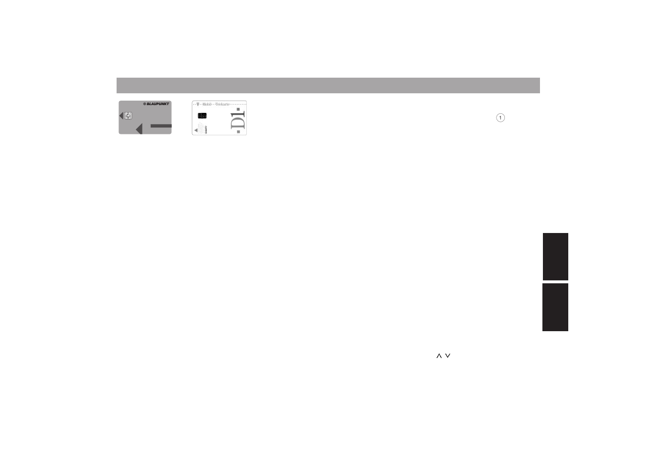 Keycard, Keycard and sim card | Blaupunkt MONTE CARLO TCM 169 User Manual | Page 9 / 67
