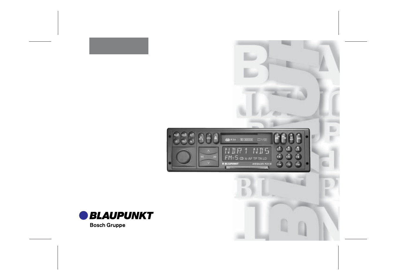 Blaupunkt WIESBADEN RCM 85 User Manual | 19 pages