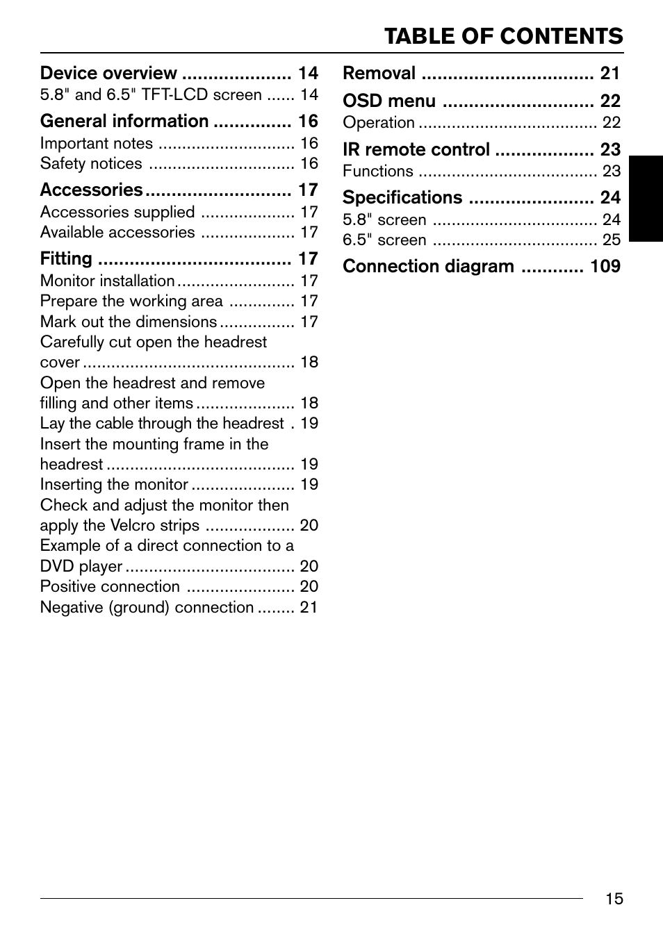 Blaupunkt IVMS-5802 User Manual | Page 3 / 15