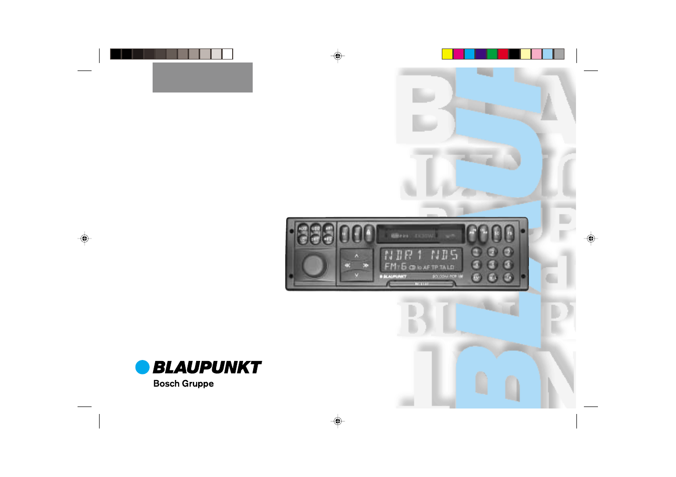 Blaupunkt BOLOGNA RCR 126 User Manual | 18 pages