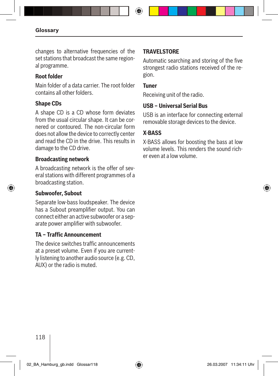 Blaupunkt HAMBURG MP57 User Manual | Page 57 / 63