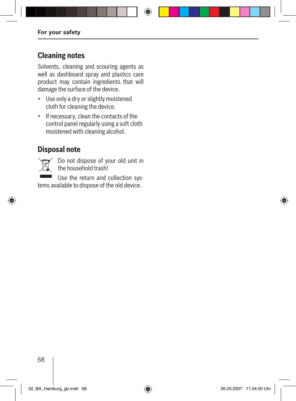 Blaupunkt HAMBURG MP57 User Manual | Page 7 / 63