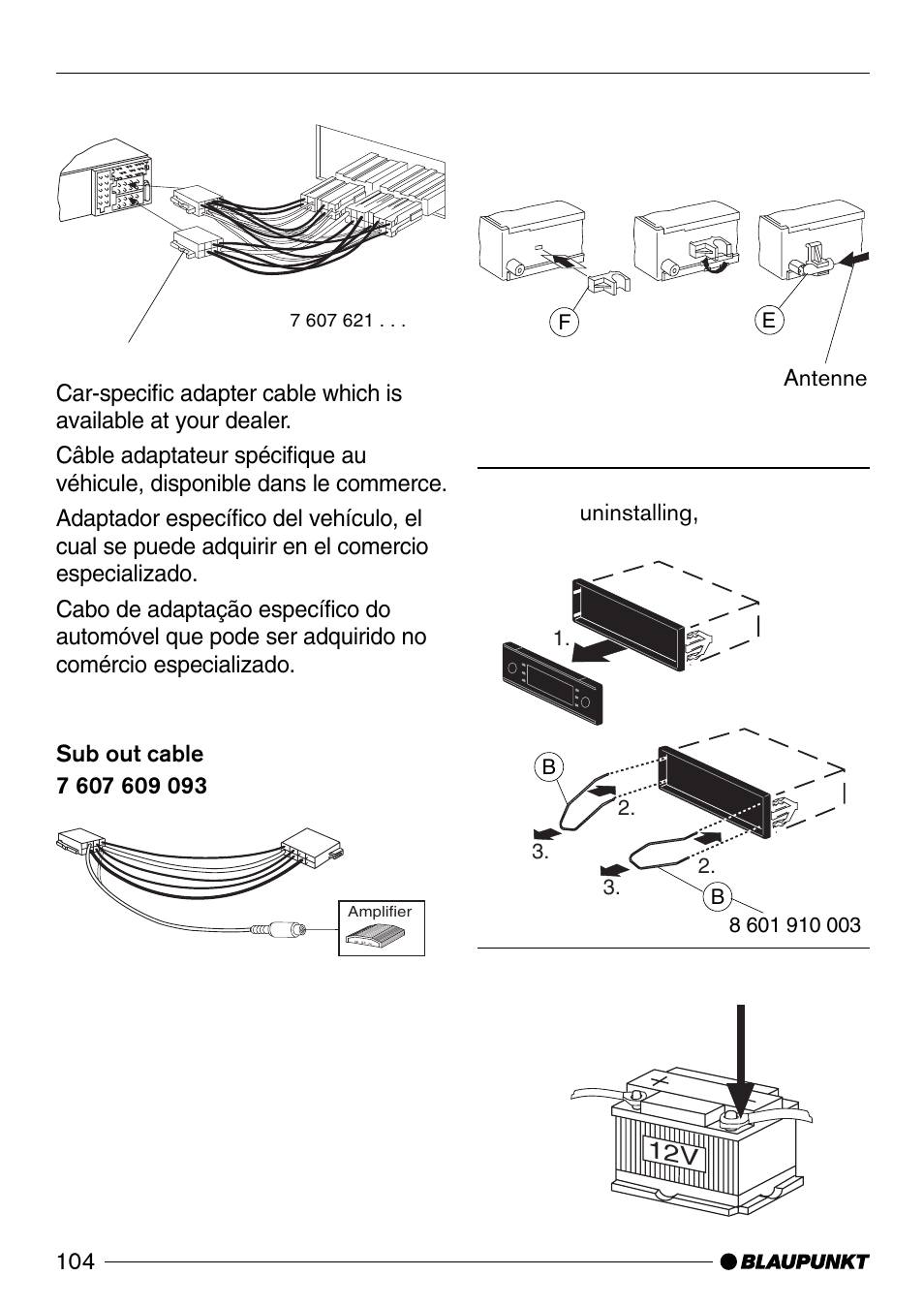 Blaupunkt CD52 User Manual | Page 32 / 34