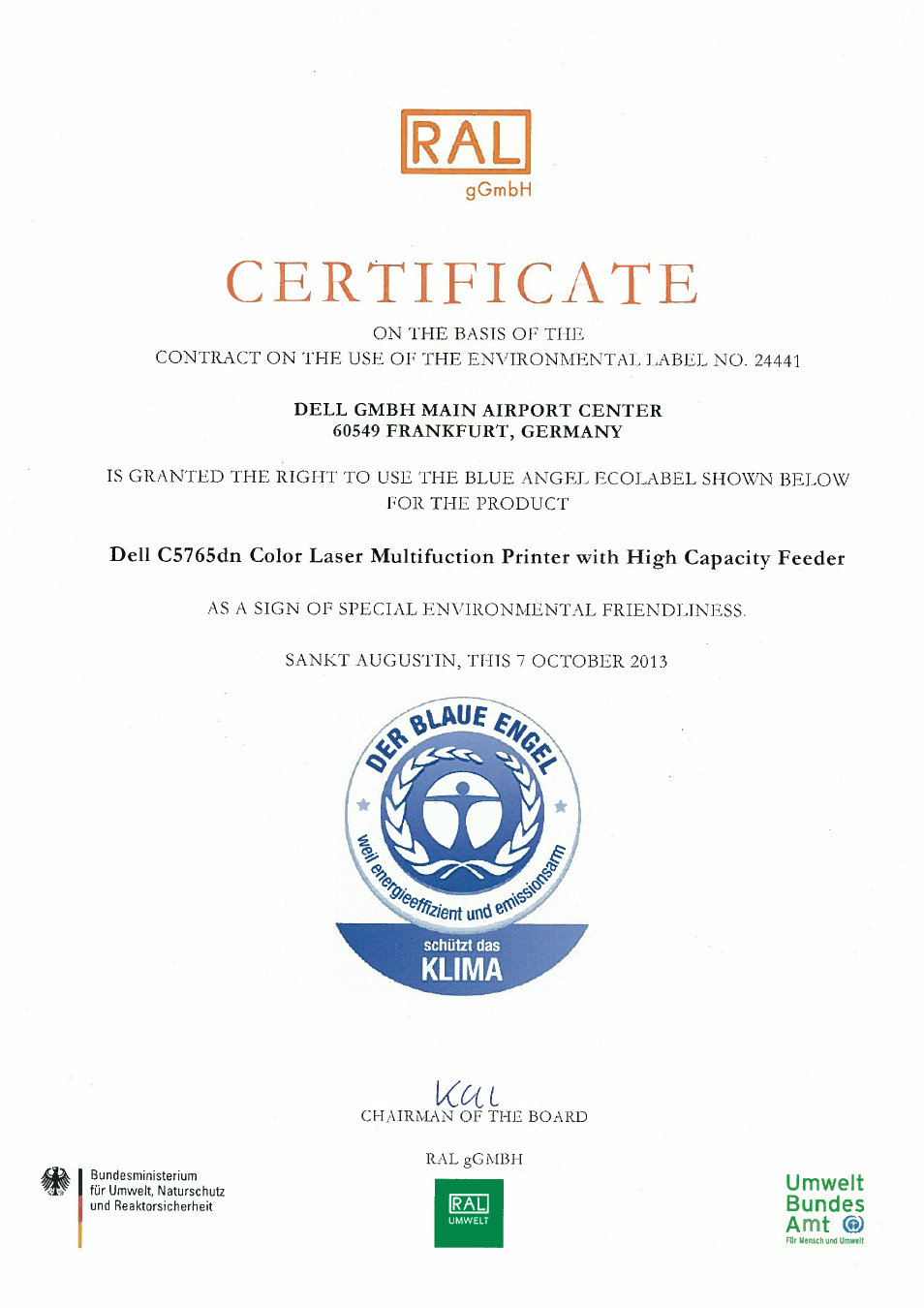 Dell C5765DN MFP Color Laser Printer User Manual | 1 page