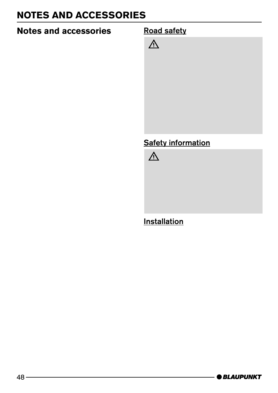 Blaupunkt SAN FRANCISCO CD72 User Manual | Page 6 / 78