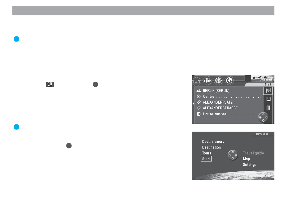 Route guidance | Blaupunkt DX-V User Manual | Page 27 / 75