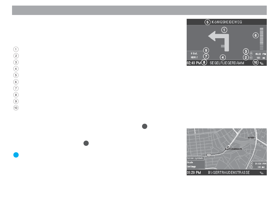 Route guidance | Blaupunkt DX-V User Manual | Page 29 / 75