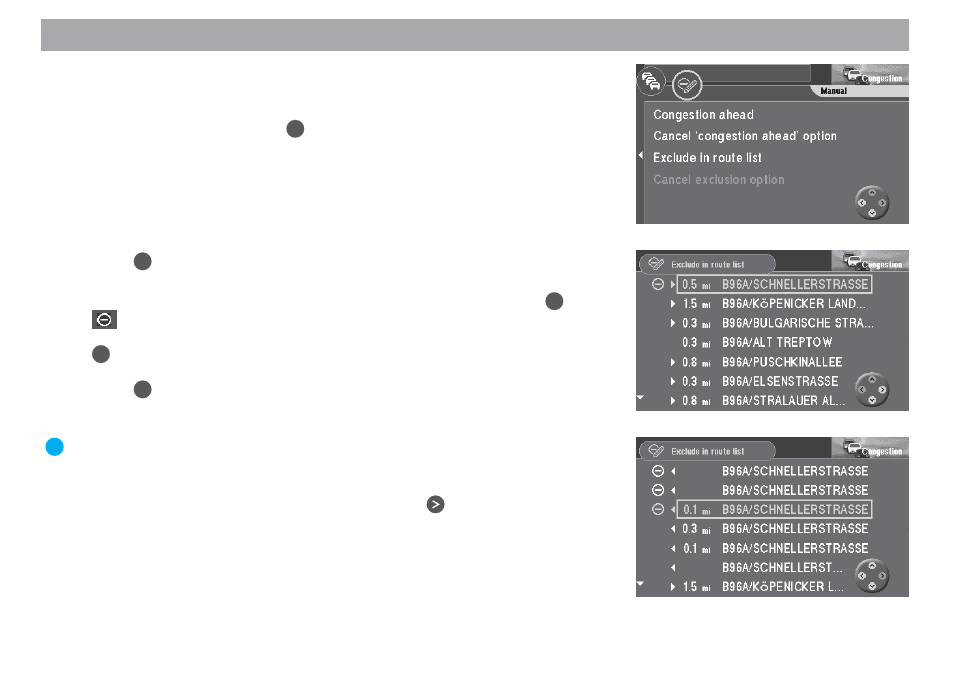Route guidance | Blaupunkt DX-V User Manual | Page 37 / 75