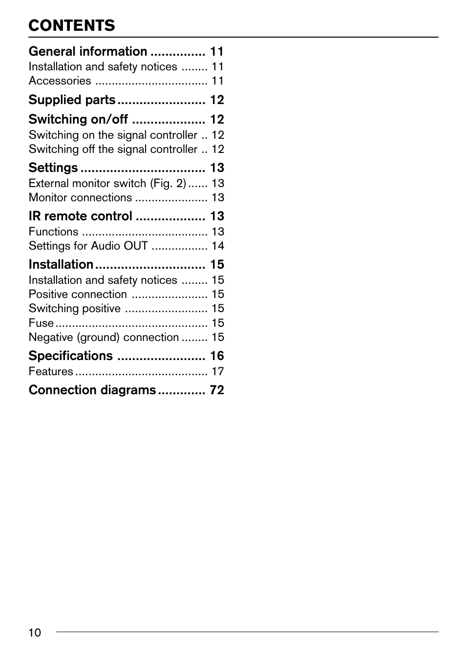 Blaupunkt IVSC-5502 User Manual | Page 2 / 13