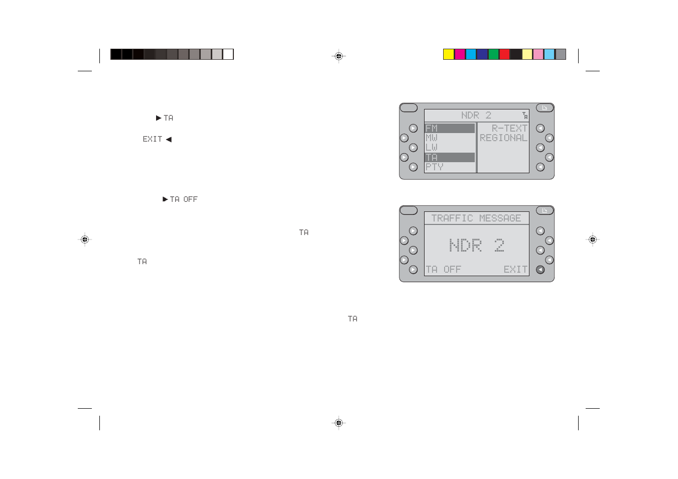 Ndr 2 | Blaupunkt RDM 127 User Manual | Page 30 / 70