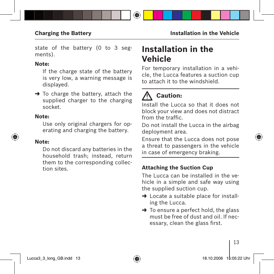 Installation in the vehicle | Blaupunkt TRAVELPILOT LUCCA 3.3 User Manual | Page 13 / 88