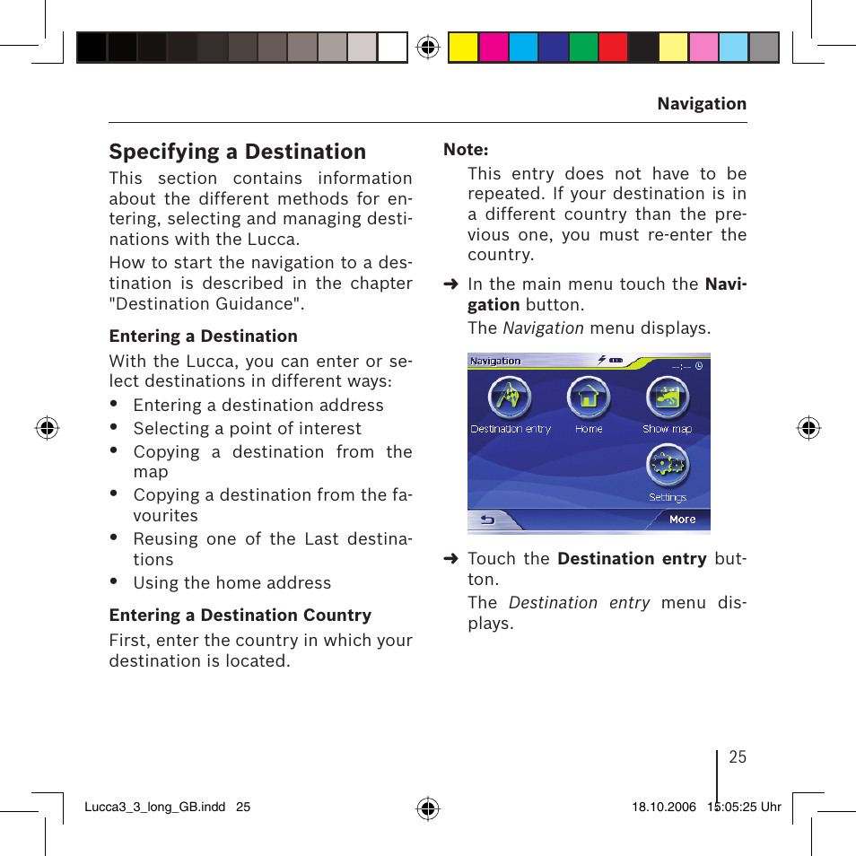 Blaupunkt TRAVELPILOT LUCCA 3.3 User Manual | Page 25 / 88