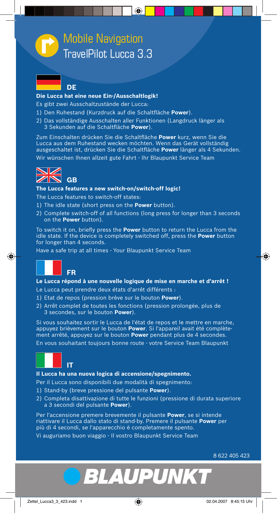 Mobile navigation, Travelpilot lucca 3.3 | Blaupunkt TRAVELPILOT LUCCA 3.3 User Manual | Page 83 / 88